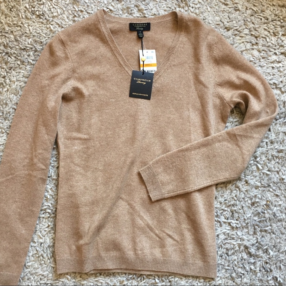 Charter Club Cashmere sweater, size small.